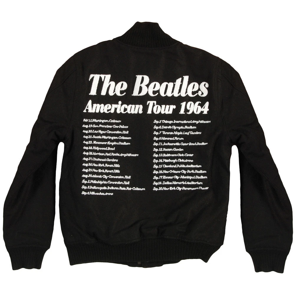 American 1964 Tour Dates Embroidered Varsity Jacket 4 American 1964 Tour Dates Embroidered Varsity Jacket - Image 2