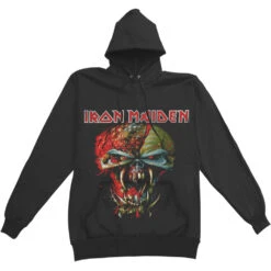 Iron Maiden Final Frontier Big Head Hooded Sweatshirt