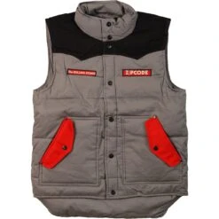 Stones Contrast Puffer Vest