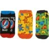 Steal Your Face And Pattern 3-Pack Novelty Ankle Socks Socks -Pink Floyd Shop 412090F