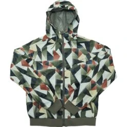 Glass Print Hoodie Jacket Jacket