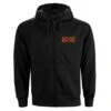 AC/DC Logo (Back Print) Zippered Hooded Sweatshirt -Pink Floyd Shop 418451F