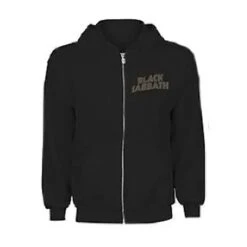 Black Sabbath Tour 1978 (Back Print) Zippered Hooded Sweatshirt