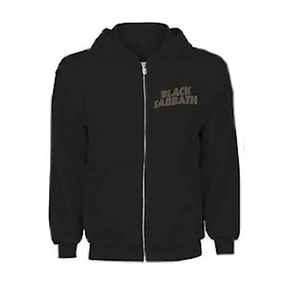 Black Sabbath Tour 1978 (Back Print) Zippered Hooded Sweatshirt 3 Black Sabbath Tour 1978 (Back Print) Zippered Hooded Sweatshirt