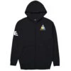 Triangle (Back Print) Zippered Hooded Sweatshirt -Pink Floyd Shop 418526F