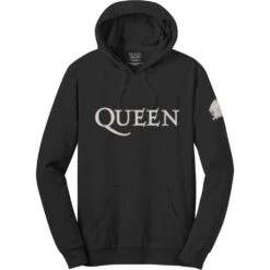 Queen Logo & Crest (Applique Motifs) Hooded Sweatshirt