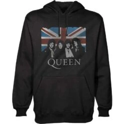 Queen Vintage Union Jack Hooded Sweatshirt