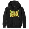 Billie Eilish Airbrush Flames Blohsh (Back Print) Hooded Sweatshirt -Pink Floyd Shop 420973F