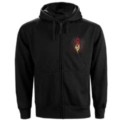 Slipknot Burn Me Away (Back Print) Zippered Hooded Sweatshirt