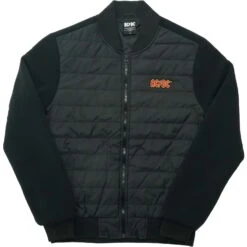 AC/DC Logo Unisex Quilted Jacket Jacket