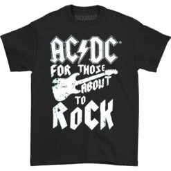 AC/DC FTATR Guitar Unisex Summer Pyjamas Sleepwear