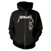 Metallica Death Reaper Zippered Hooded Sweatshirt