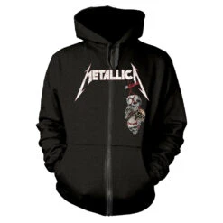 Metallica Death Reaper Zippered Hooded Sweatshirt