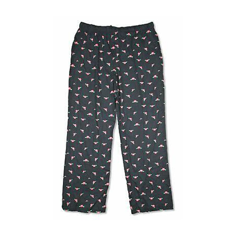 All Over Pattern Black Pajama Pants Lounge Pants 4 All Over Pattern Black Pajama Pants Lounge Pants - Image 2