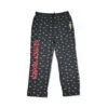 All Over Pattern Black Pajama Pants Lounge Pants -Pink Floyd Shop 437108F