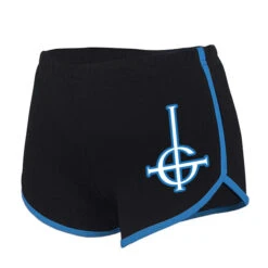 Ghost Blue Logo Dolphin Shorts Booty Shorts
