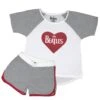 Girl's Heart Logo Tee & Shorts Set Sleepwear -Pink Floyd Shop 445692F